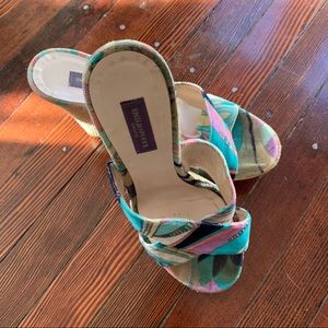 Emilio Pucci wedges *Size 10*